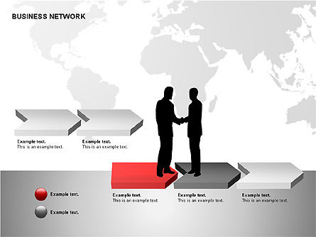 Diagram Jaringan Bisnis, Slide 6, 00184, Model Bisnis — PoweredTemplate.com