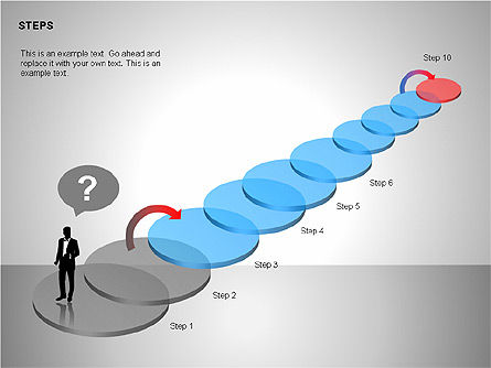 段階の段階図, スライド 15, 00191, 段階図 — PoweredTemplate.com