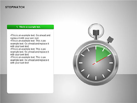 时间管理图, 幻灯片 2, 00193, 阶段图 — PoweredTemplate.com