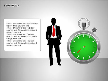 Time management schema, Dia 9, 00193, Stage diagrams — PoweredTemplate.com