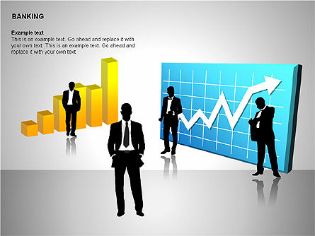 투자 차트 및 모양, 슬라이드 8, 00196, 비즈니스 모델 — PoweredTemplate.com