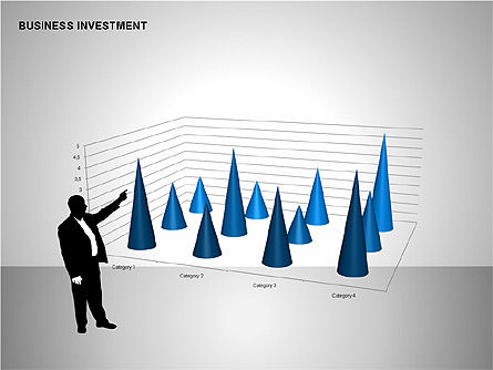 사업 투자 다이어그램, 슬라이드 3, 00198, 비즈니스 모델 — PoweredTemplate.com