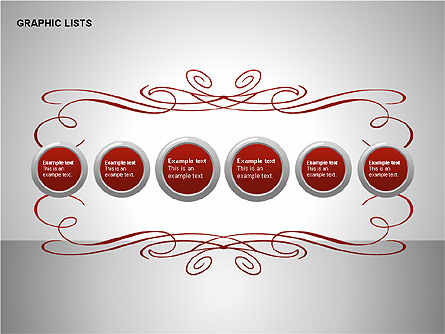 Liste e icone grafiche collezione, Slide 15, 00200, icone — PoweredTemplate.com