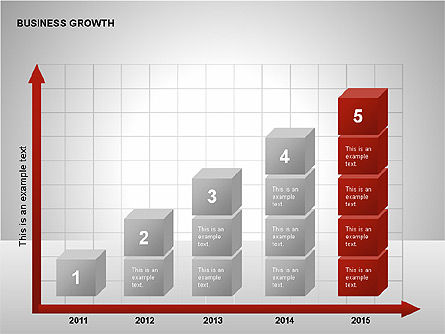 Business Results Growth Diagrams, Slide 11, 00212, Stage Diagrams — PoweredTemplate.com