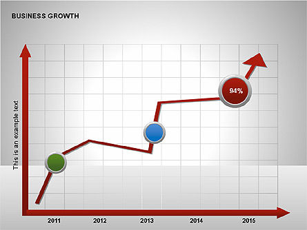 Bedrijfsresultaten groeidiagrammen, Dia 4, 00212, Stage diagrams — PoweredTemplate.com