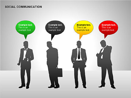 Formes de communication, Diapositive 2, 00219, Formes — PoweredTemplate.com