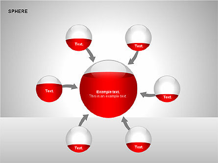 Schéma de la sphère, Diapositive 6, 00224, Schémas d'étapes — PoweredTemplate.com