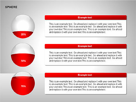 Diagramas de Esfera, Diapositiva 7, 00224, Diagramas de la etapa — PoweredTemplate.com