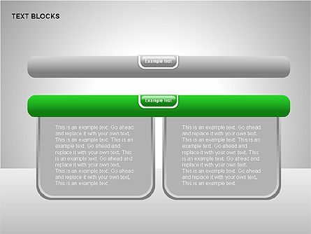 Gray Text Boxes Collection, Slide 6, 00228, Text Boxes — PoweredTemplate.com