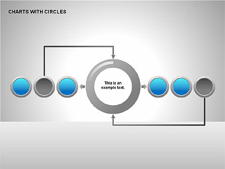 Flow Charts with Circles, Slide 7, 00229, Flow Charts — PoweredTemplate.com