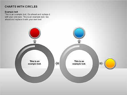 Flow Charts with Circles, Slide 9, 00229, Flow Charts — PoweredTemplate.com