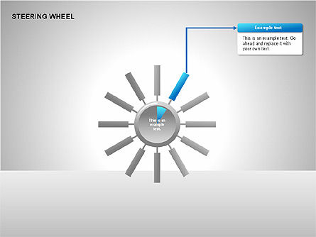 Steering Wheel Charts, Slide 2, 00230, Stage Diagrams — PoweredTemplate.com