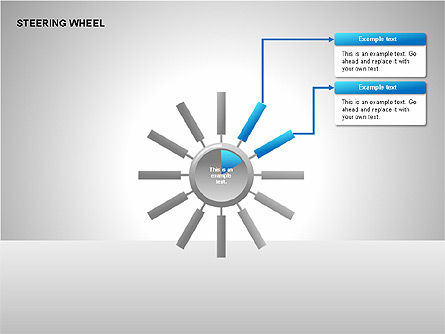 Steering Wheel Charts, Slide 3, 00230, Stage Diagrams — PoweredTemplate.com