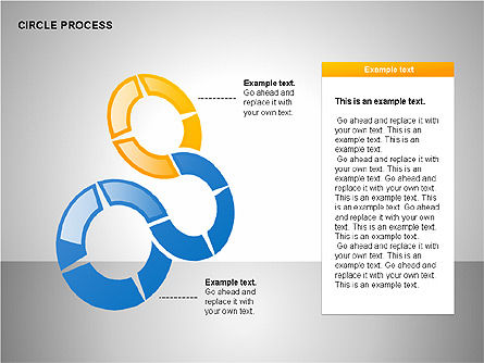 Circle process toolbox, Deslizar 6, 00242, Diagramas de Processo — PoweredTemplate.com
