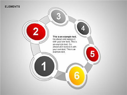 图标集合, PowerPoint模板, 00244, 图标 — PoweredTemplate.com