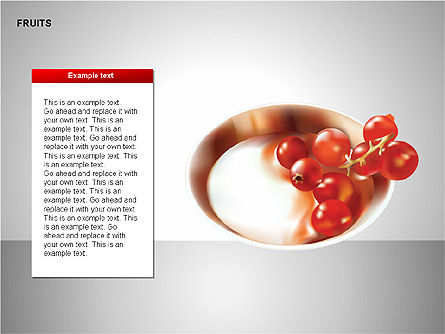Colección gratuita de frutas, Diapositiva 3, 00247, Formas — PoweredTemplate.com