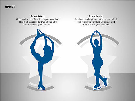 Free Sports Shapes Collection, Slide 10, 00255, Silhouettes — PoweredTemplate.com
