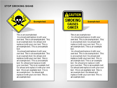 Dejar de fumar signos gratis, Diapositiva 11, 00256, Diagramas y gráficos médicos — PoweredTemplate.com