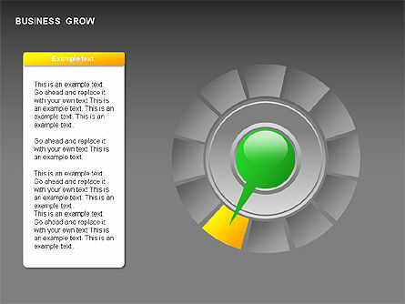 Diagramas de estágios de crescimento de negócios, Deslizar 11, 00259, Diagramas de Etapas — PoweredTemplate.com