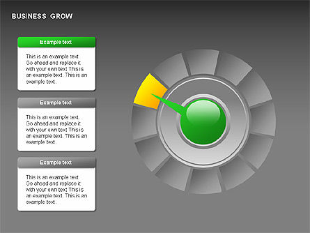 Diagramas de estágios de crescimento de negócios, Deslizar 14, 00259, Diagramas de Etapas — PoweredTemplate.com