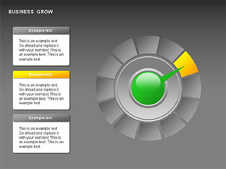 Diagramas de etapas de crecimiento empresarial, Diapositiva 6, 00259, Diagramas de la etapa — PoweredTemplate.com