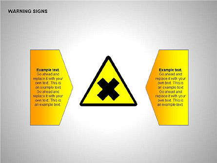 Warning Signs Collection, Slide 14, 00261, Shapes — PoweredTemplate.com