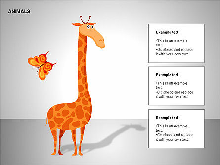 Diagramas de Animales, Diapositiva 2, 00264, Diagramas y gráficos educativos — PoweredTemplate.com