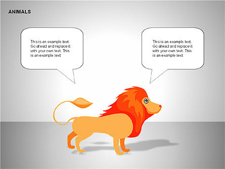 Diagrammes d'animaux, Diapositive 5, 00264, Graphiques et schémas pédagogiques — PoweredTemplate.com