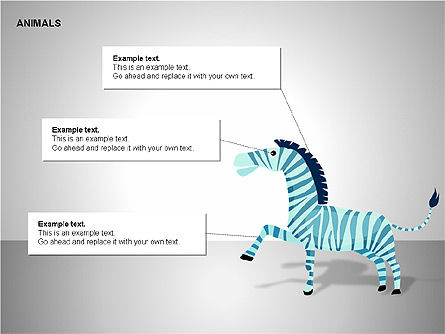 Diagrammes d'animaux, Diapositive 7, 00264, Graphiques et schémas pédagogiques — PoweredTemplate.com