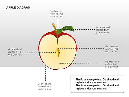 Apple diagrammen collectie, Dia 2, 00266, Stage diagrams — PoweredTemplate.com