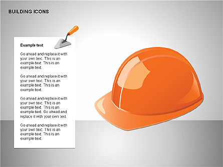 Collection d'icônes de construction, Modele PowerPoint, 00271, Icônes — PoweredTemplate.com