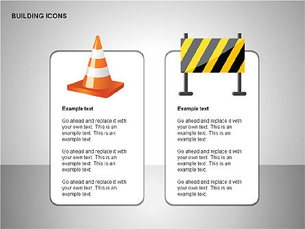 Collection d'icônes de construction, Diapositive 12, 00271, Icônes — PoweredTemplate.com