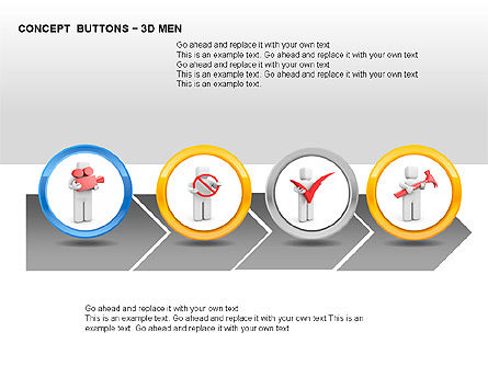 3d homem boton, Deslizar 8, 00272, Ícones — PoweredTemplate.com
