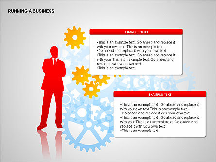 Running Business Diagrams, Slide 10, 00276, Shapes — PoweredTemplate.com