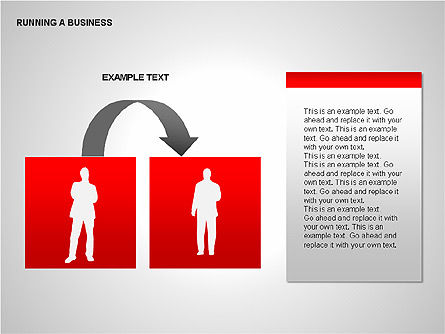 Running Business Diagrams, Slide 12, 00276, Shapes — PoweredTemplate.com