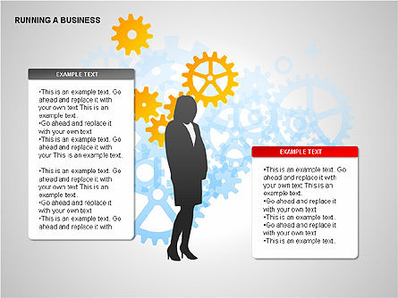 Running Business Diagrams, Slide 13, 00276, Shapes — PoweredTemplate.com