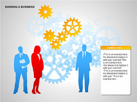Ejecución de diagramas de negocios, Diapositiva 4, 00276, Formas — PoweredTemplate.com