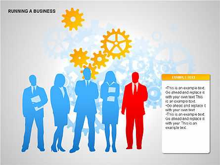 Running Business Diagrams, Slide 7, 00276, Shapes — PoweredTemplate.com