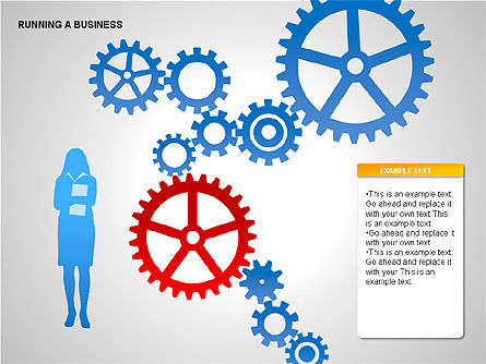 Running Business Diagrams, Slide 9, 00276, Shapes — PoweredTemplate.com