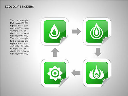 Ecology Stickers Collection, Slide 12, 00277, Icons — PoweredTemplate.com