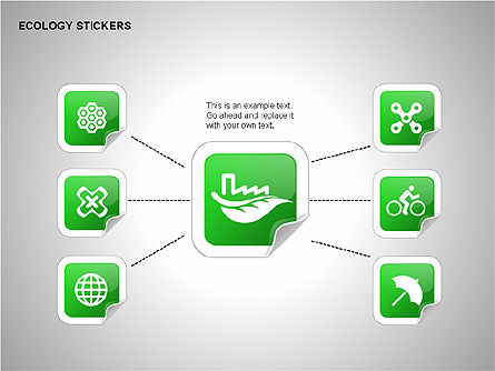 Ecology Stickers Collection, Slide 14, 00277, Icons — PoweredTemplate.com