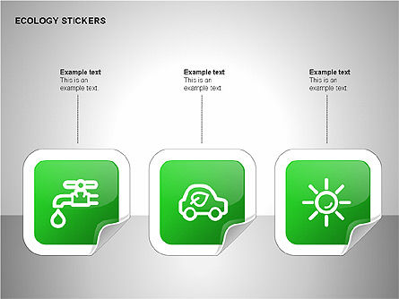 Ecology Stickers Collection, Slide 2, 00277, Icons — PoweredTemplate.com