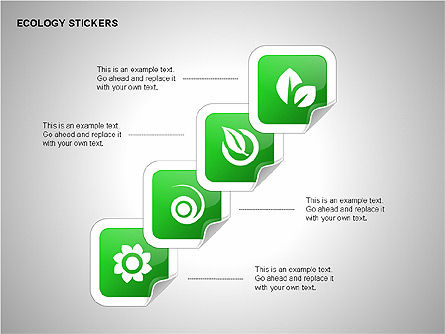 Ecology Stickers Collection, Slide 8, 00277, Icons — PoweredTemplate.com
