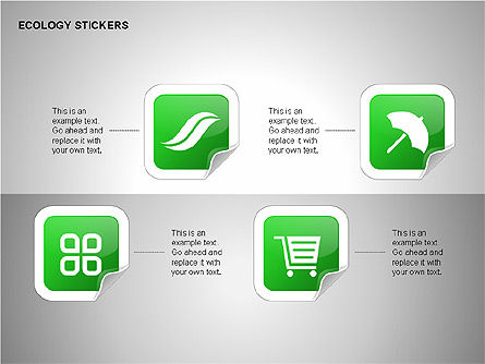 Ecology Stickers Collection, Slide 9, 00277, Icons — PoweredTemplate.com