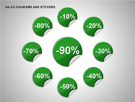 Sales Stickers and Diagrams, Slide 11, 00287, Shapes — PoweredTemplate.com