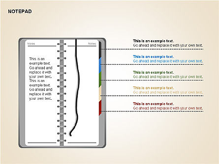 Diary Bentuk Dan Diagram, Slide 14, 00292, Timelines & Calendars — PoweredTemplate.com