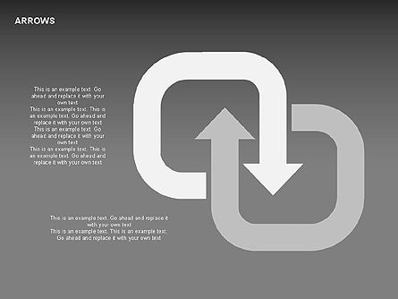 Diagrammes de flèches, Diapositive 11, 00293, Schémas d'étapes — PoweredTemplate.com