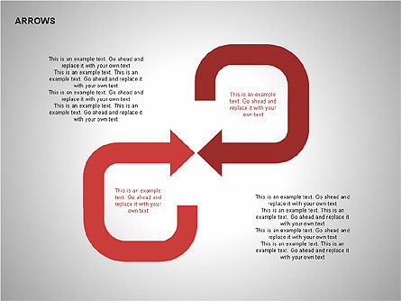 Diagrammes de flèches, Diapositive 13, 00293, Schémas d'étapes — PoweredTemplate.com