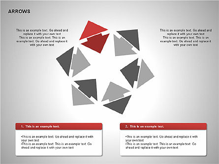 Diagramas de flechas, Diapositiva 3, 00293, Diagramas de la etapa — PoweredTemplate.com