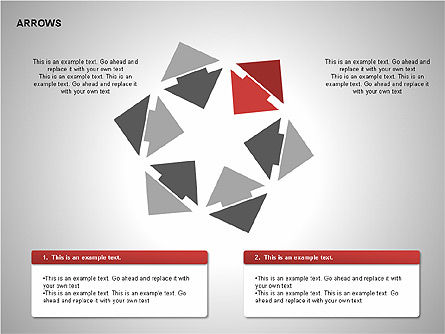 Diagramas de flechas, Diapositiva 4, 00293, Diagramas de la etapa — PoweredTemplate.com